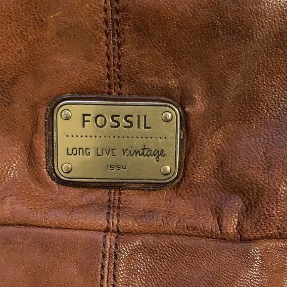 Fossil Messenger Bag Tan - Picture 6 of 12